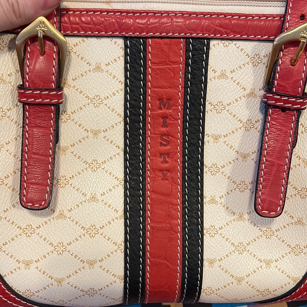 Misty Collection Red Handled Handbag - Picture 2 of 10